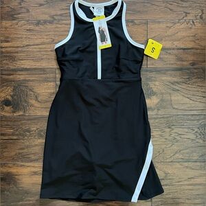SAGE Collective | Active Romper Dress with Built-in shorts NWT Size Small